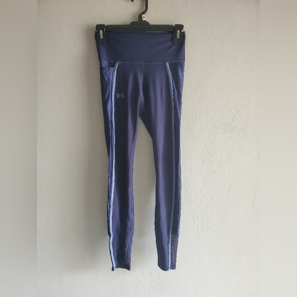 Under Armour Women's HeatGear Shine Mesh Pocketed Leggings XS